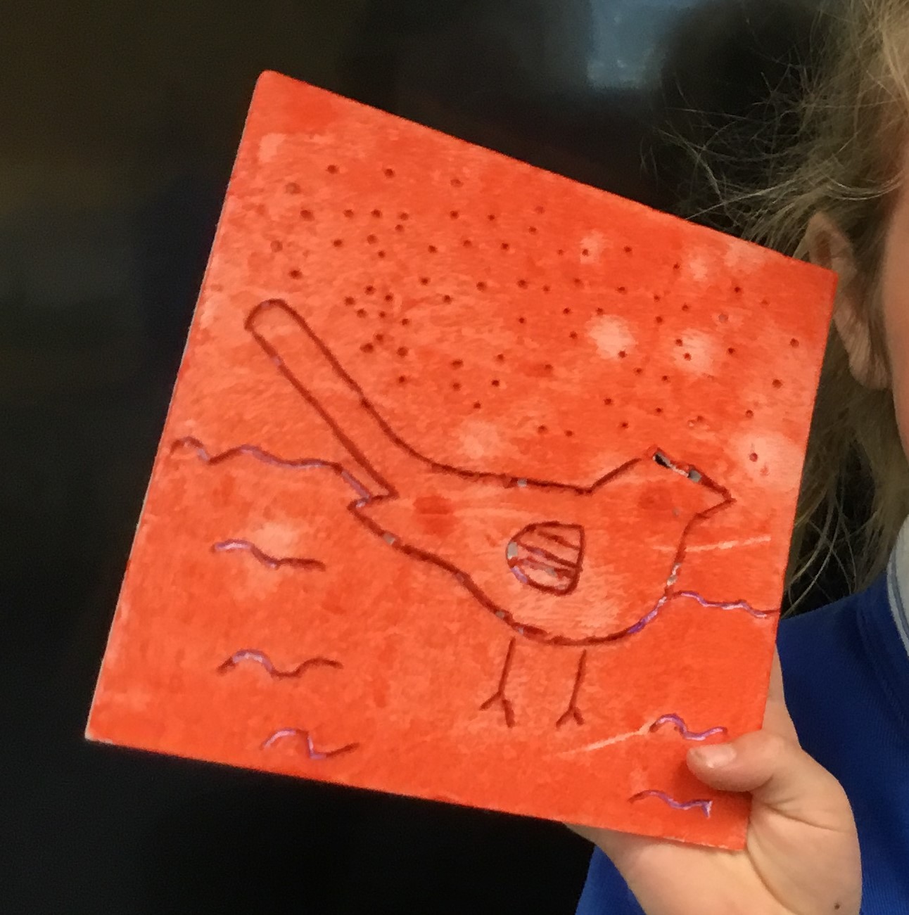 Image created by a St Petroc's pupil as part of the Words on the Wing project Image created by a St Petroc's pupil as part of the Words on the Wing project