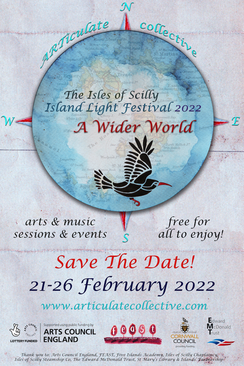 The poster for the new Island Light Festival 2022: A Wider World The poster for the new Island Light Festival 2022: A Wider World